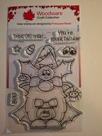 Woodware FRS952 - Halloween Thema, Hobby en Vrije tijd, Stempelen, Ophalen of Verzenden, Zo goed als nieuw, Clearstamp