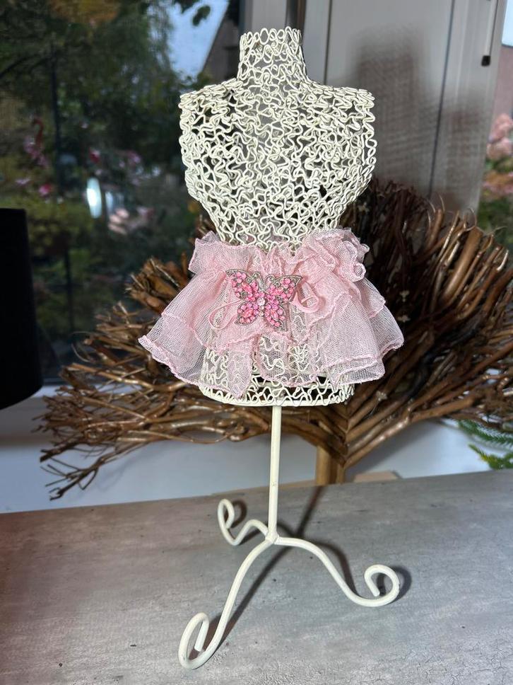 Decoratieve toonbank Mannequin met Roze Tutu, Antiek en Kunst, Curiosa en Brocante, Ophalen of Verzenden