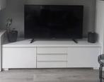 Hoogglans wit besta burs tv meubel tv kast 180 cm, Huis en Inrichting, Kasten | Televisiemeubels, 150 tot 200 cm, Minder dan 100 cm