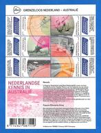 NVPH 3441- 46 c Vel Grenzeloos Nederland - Australië - 2016, Postzegels en Munten, Postzegels | Nederland, Verzenden, Na 1940