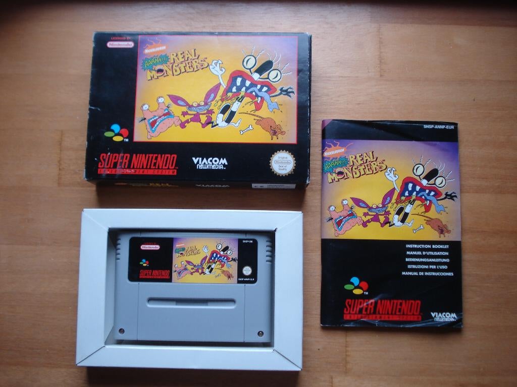 Real monsters snes, Avontuur en Actie, 1 speler, Ophalen of Verzenden, Zo goed als nieuw