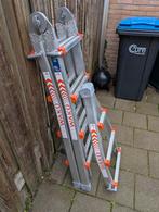 Wakü Telescoopladder 44, Doe-het-zelf en Verbouw, Ladders en Trappen, Ophalen, Zo goed als nieuw, Ladder, Opvouwbaar of Inschuifbaar