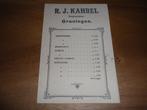 Reclamekaart Prijslijst Kahrel Thee Groningen Illustrator ?, Verzenden, Groningen