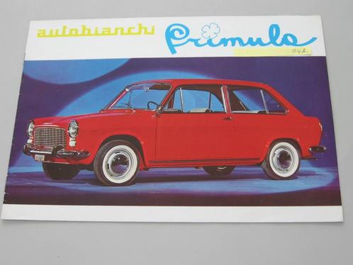 AB 042 AUTOBIANCHI Primula, folder 1965, Boeken, Auto's | Folders en Tijdschriften, Zo goed als nieuw, Overige merken, Ophalen of Verzenden