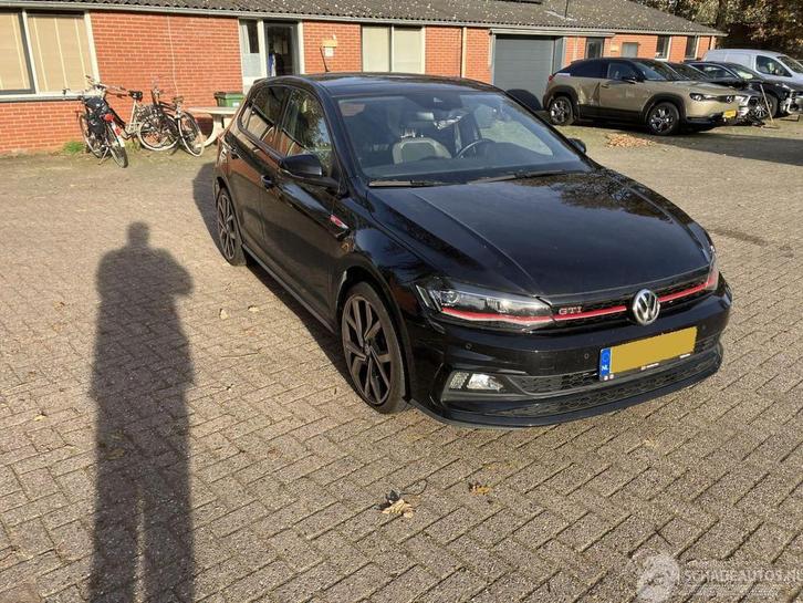 Volkswagen Polo 2.0 GTI AUTOMAAT (bj 2020), Auto diversen, Schadeauto's, Volkswagen, Automaat, Benzine, Hatchback, Zwart