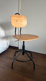 Ikea Kullaberg buro stoel bueaustoel blank hout zwart frame, Huis en Inrichting, Ophalen, Zo goed als nieuw, Bureaustoel