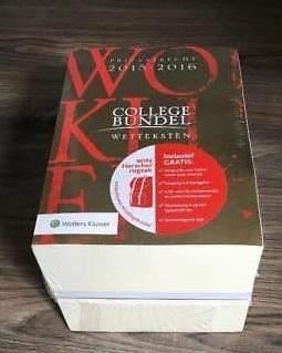 Kluwer collegebundel 2015/2016 delen 1, 2 nieuw, Boeken, Studieboeken en Cursussen, Ophalen of Verzenden, Beta, Nieuw, Overige niveaus