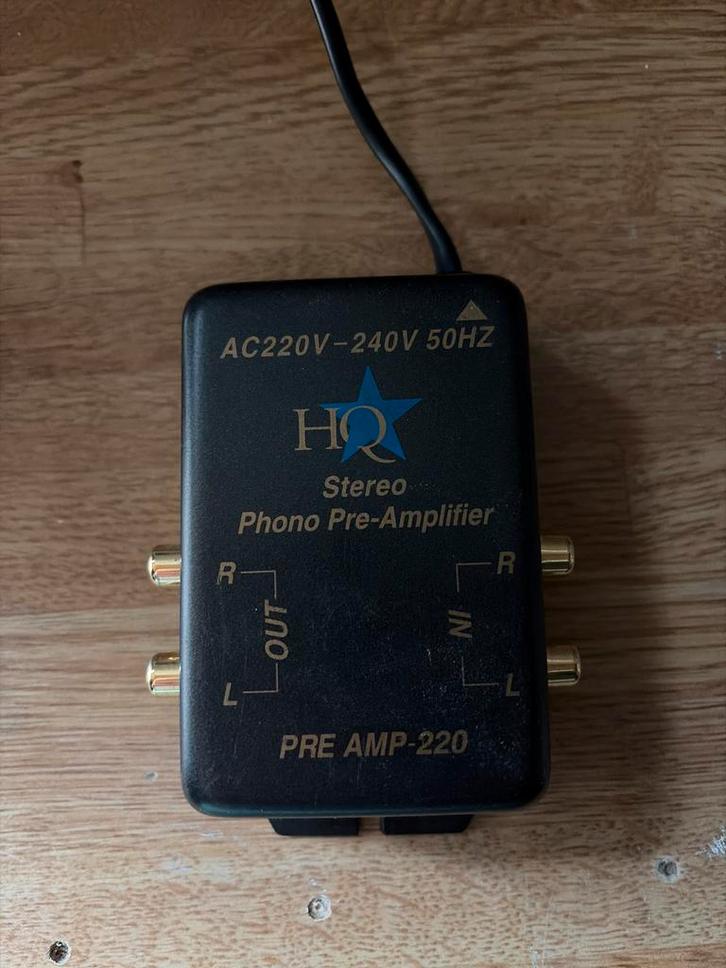 HQ Voorversterker Platenspeler - PRE AMP-220, Audio, Tv en Foto, Versterkers en Receivers, Gebruikt, Stereo, Minder dan 60 watt