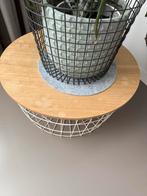 Witte Draadmand met Deksel, Ophalen, Minder dan 45 cm, Minder dan 55 cm, Gebruikt