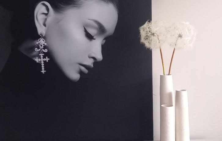 SILK-KA Royaal Dandelion Paardenbloem  xxl wit Hotel Chique, Huis en Inrichting, Woonaccessoires | Kunstplanten en Kunstbloemen