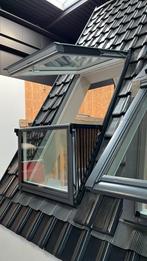 VELUX balkonvenster zo goed als nieuw scherp geprijsd!!, Doe-het-zelf en Verbouw, Glas en Ramen, Dakraam, Veiligheidsglas, 80 tot 120 cm