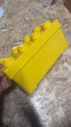 Lego Opbergdoos Geel - 8 Noppen, Kinderen en Baby's, Speelgoed | Duplo en Lego, Ophalen, Zo goed als nieuw, Lego
