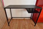 Metalen zwarte bureau, Huis en Inrichting, Bureaus, Ophalen, Gebruikt