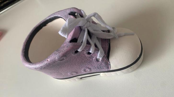 Leuke schoen-vormige bloempotje nieuw, Tuin en Terras, Bloempotten, Nieuw, Aardewerk, Binnen, Minder dan 40 cm, Minder dan 25 cm