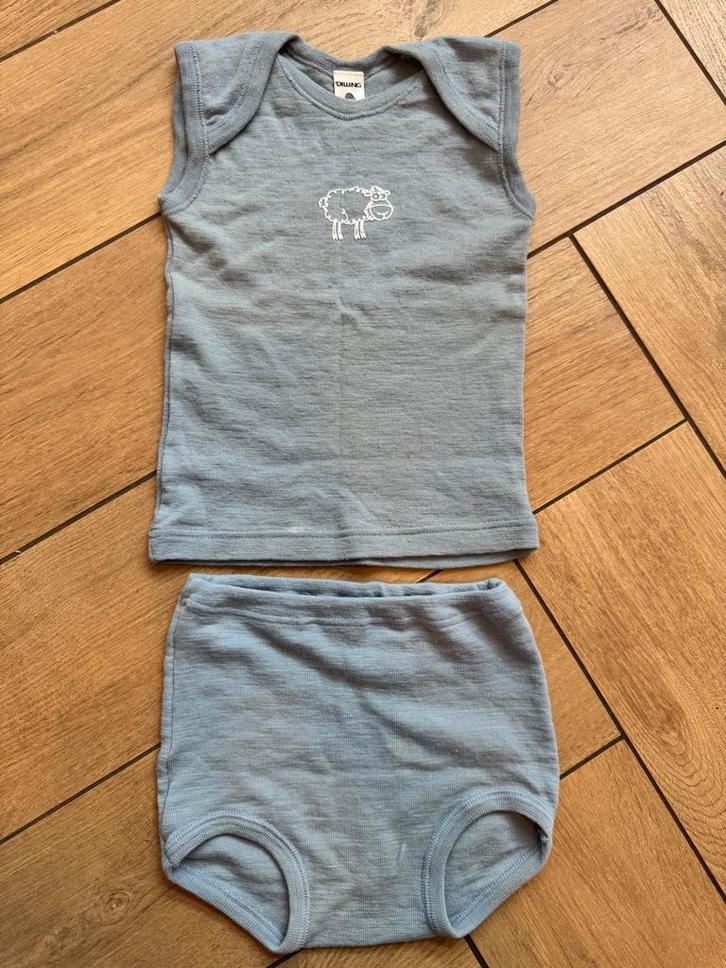 Dilling merino wollen setje maat 86, Kinderen en Baby's, Babykleding | Maat 86, Zo goed als nieuw, Jongetje of Meisje, Setje, Ophalen of Verzenden