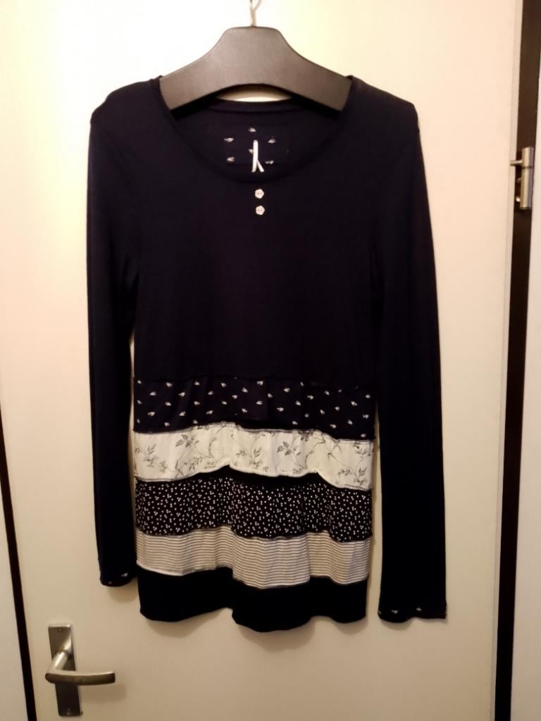 Donkerblauwe Ringella pyjama, Kleding | Dames, Ophalen, Nieuw, Maat 38/40 (M)