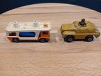 Matchbox legervoertuigen en oplegger, Hobby en Vrije tijd, Modelauto's | 1:87, Ophalen of Verzenden, Zo goed als nieuw, Bus of Vrachtwagen