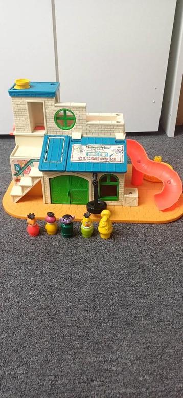 Fisher price sesamstraat clubhuis vintage beschikbaar voor biedingen
