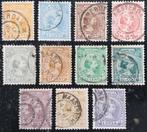 POSTZEGELS NEDERLAND WILHELMINA 1891-1894, Postzegels en Munten, Postzegels | Nederland, Verzenden, T/m 1940, Gestempeld