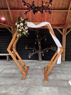 Bruiloft boog/backdrop incl. Doek, Hobby en Vrije tijd, Feestartikelen, Ophalen, Zo goed als nieuw, Versiering, Geboorte of Huwelijk
