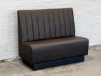 Nieuwe Horeca Eetbank - Retro Stijl - 120cm, Ophalen, Minder dan 75 cm, Rechte bank, Leer