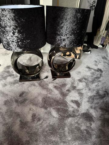 Grote tafellampen antrasit zwart beschikbaar voor biedingen