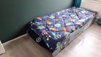 Formule 1 Kinderbed - Stoer jongensbed, Ophalen, 85 tot 100 cm, Zo goed als nieuw, Lattenbodem