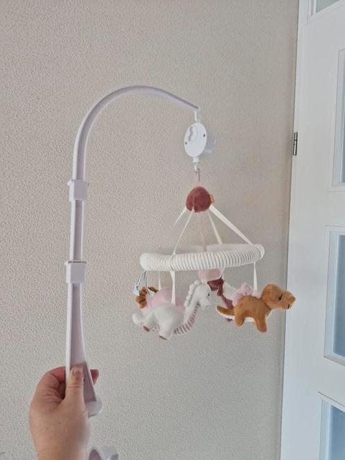 prenatal muziekmobiel dino roze, Kinderen en Baby's, Kinderkamer | Inrichting en Decoratie, Zo goed als nieuw, Overige typen, Ophalen of Verzenden