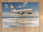 Cyprus Airlines, 2 affiches, een collage en een ander, Ophalen of Verzenden, Zo goed als nieuw, Kaart, Foto of Prent