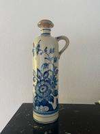 Delfts blauwe jenever fles met zilveren dop, Antiek en Kunst, Antiek | Vazen, Ophalen