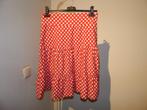 Tante Betsy polkadot rok rood met witte stippen mt M, Kleding | Dames, Rokken, Maat 38/40 (M), Tante Betsy, Verzenden, Zo goed als nieuw