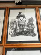 Unieke Vastenavend Litho's John van Kooten - Compleet!, Antiek en Kunst, Ophalen