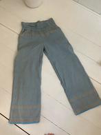 Cecilie Bahnsen Deens design broek blauw/creme M, Ophalen of Verzenden, Zo goed als nieuw, Blauw