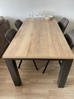 Eettafel 180 lang bij 90 breed met vier mooie stoelen, Huis en Inrichting, Tafels | Eettafels, Ophalen