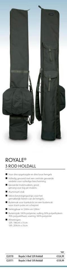 Fox Royale 3 Rod Holdall 12ft 360cm, Watersport en Boten, Hengelsport | Karpervissen, Zo goed als nieuw, Overige typen, Ophalen