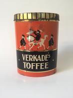 Verkade toffee blik jaren ’60-’70 vintage, Verzamelen, Ophalen of Verzenden, Gebruikt, Overige, Verkade