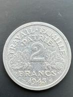 2 Francs 1943 - Etat Francais, Postzegels en Munten, Munten | Europa | Niet-Euromunten, Ophalen of Verzenden, Frankrijk, Losse munt