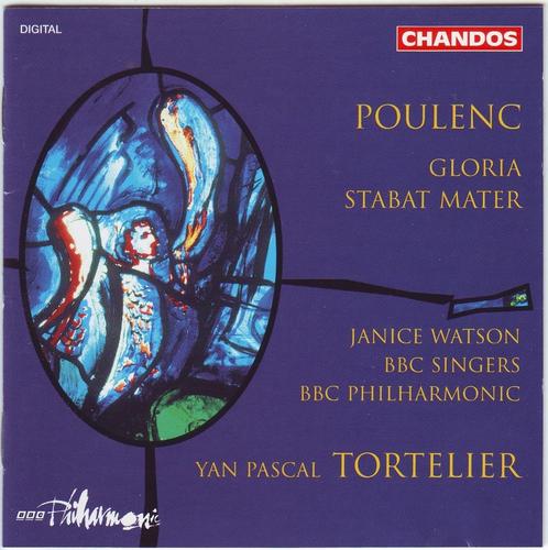 Poulenc: Gloria en Stabat Mater Tortelier, Cd's en Dvd's, Cd's | Klassiek, Zo goed als nieuw, Vocaal, Modernisme tot heden, Met libretto