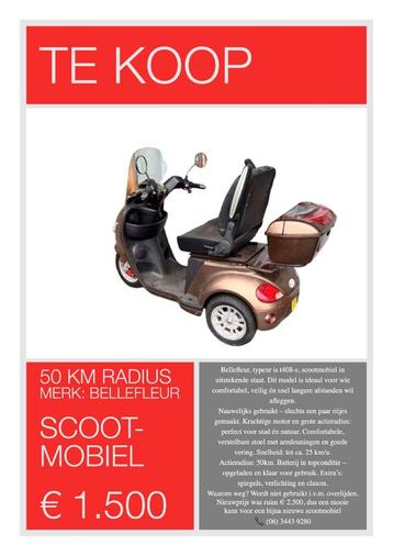 Bellefleur, type t408-s, scootmobiel beschikbaar voor biedingen