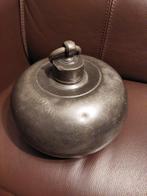 Tinnen bedkruik 19e eeuw Hermanus vd Linde, Antiek en Kunst, Ophalen