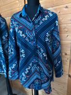 Blauwe blouse Esprit met paisley print - Maat 38, Kleding | Dames, Blouses en Tunieken, Maat 38/40 (M), Blauw, Ophalen of Verzenden