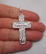 Prachtig zilveren kruis hanger unisex nr.803