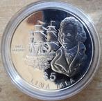 Tokelau, 5 Lima Tala 1989 - zilver Proof, Ophalen of Verzenden, Losse munt, Zilver