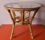 Retro vintage jaren 60 rotan Rohé Noordwolde tafel, Ophalen