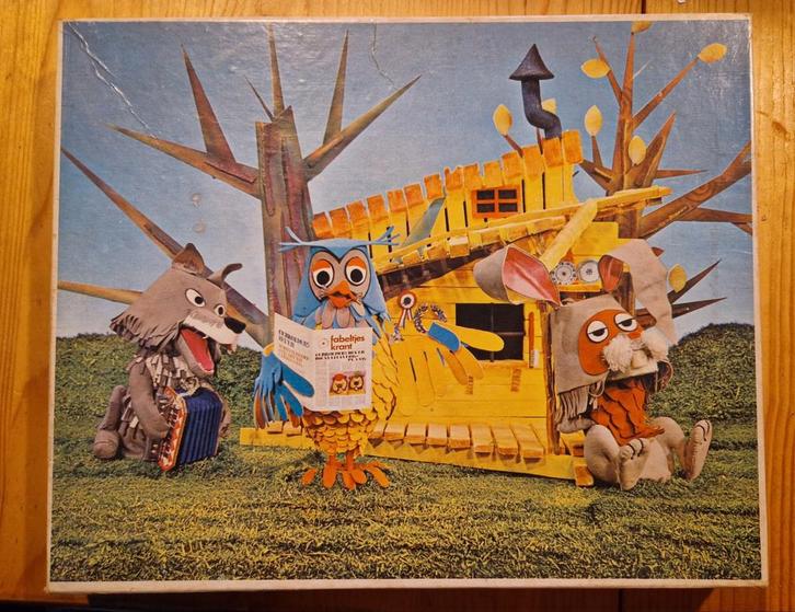 Vintage Fabeltjeskrant Puzzel - Jaren 70, Kinderen en Baby's, Speelgoed | Kinderpuzzels, Gebruikt, 4 tot 6 jaar, Meer dan 50 stukjes