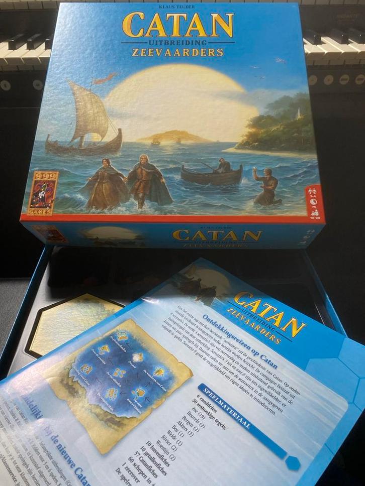 Catan Zeevaarders Uitbreiding, Hobby en Vrije tijd, Gezelschapsspellen | Bordspellen, Gebruikt, Drie of vier spelers, Ophalen of Verzenden