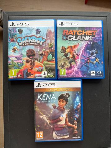 PS5 Games: Sackboy, Ratchet & Clank, Kena beschikbaar voor biedingen