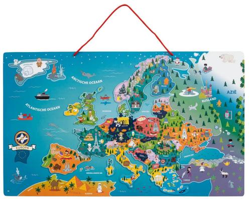 Playtive Magnetische kaart van Europa, Kinderen en Baby's, Speelgoed | Educatief en Creatief, Nieuw, Ophalen