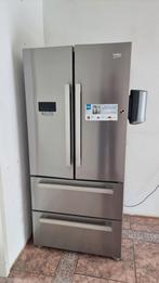 BEKO Dubbeldeurs Amerikaanse Koelkast GNE60530XN, Ophalen, 200 liter of meer, 60 cm of meer, Met aparte vriezer