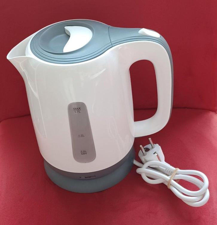 Hema waterkoker, Witgoed en Apparatuur, Waterkokers, Zo goed als nieuw, 1 tot 2 liter, Draadloos, Rvs, Ophalen of Verzenden